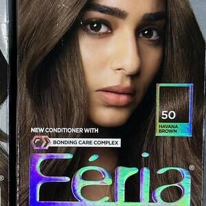 L'Oreal Feria Multi Faceted Shimmering Hair Color #50 Havana Brown